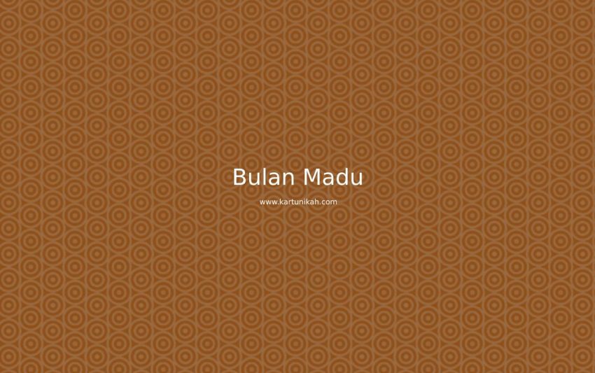 bulan madu