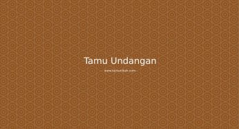 Tamu Undangan Pernikahan dan Tipsnya