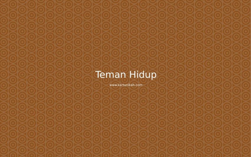 teman hidup